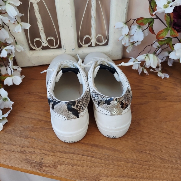 Steve Madden Havana leather sneakers size 10 - Picture 3 of 10